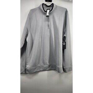 Flag & Anthem Men's Grey XL Claremont Performance Textured 1/4 Zip Jacket NWT